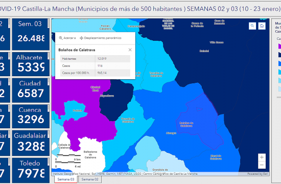Datos Covid Bolaños Semana Epidemiológica 03