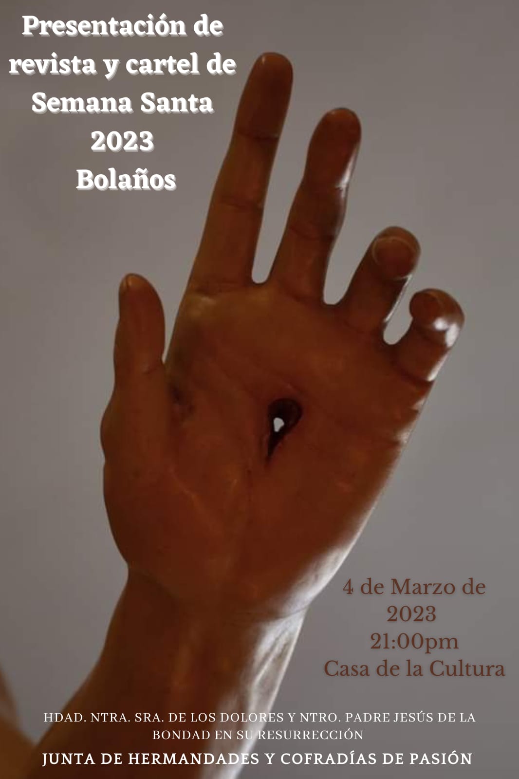 Presentación Cartel y Revista Semana Santa 2023