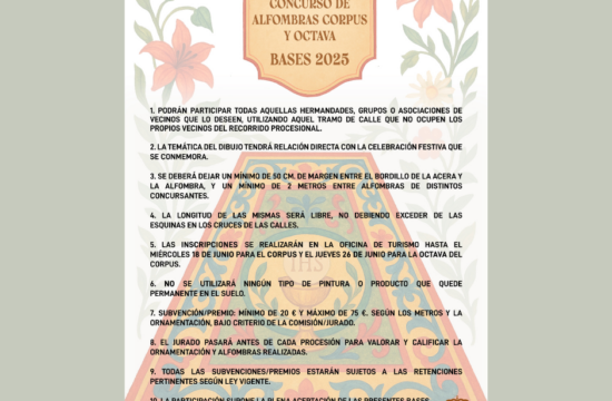 CONCURSO ALFOMBRAS 2025
