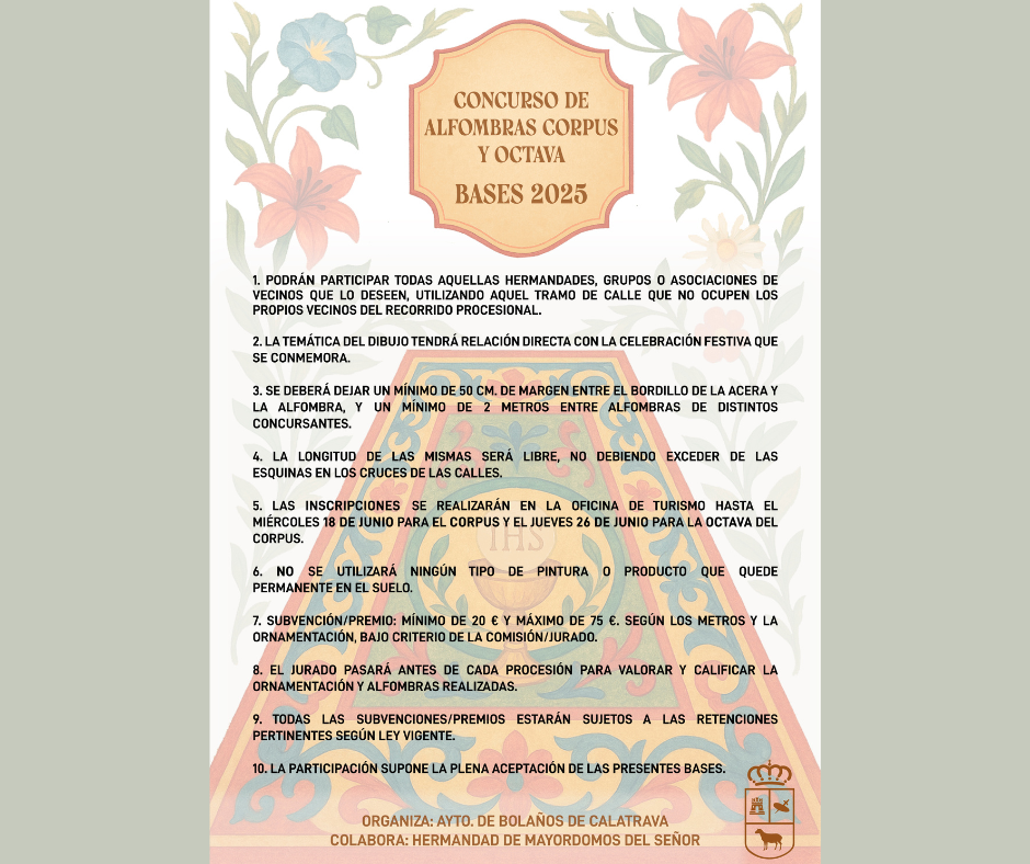 CONCURSO ALFOMBRAS 2025